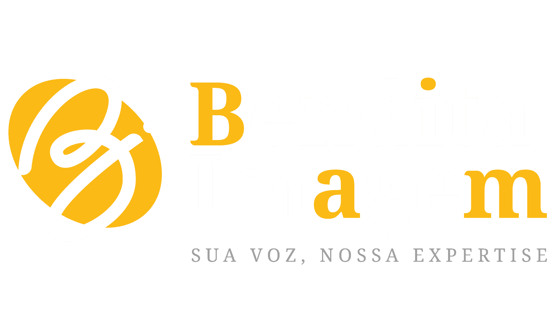 bendita imagem logo white