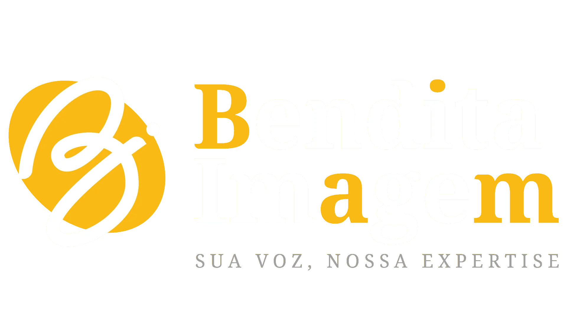 bendita imagem logo white